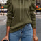 Solid Color Long-sleeved Casual Women's Top Sweater